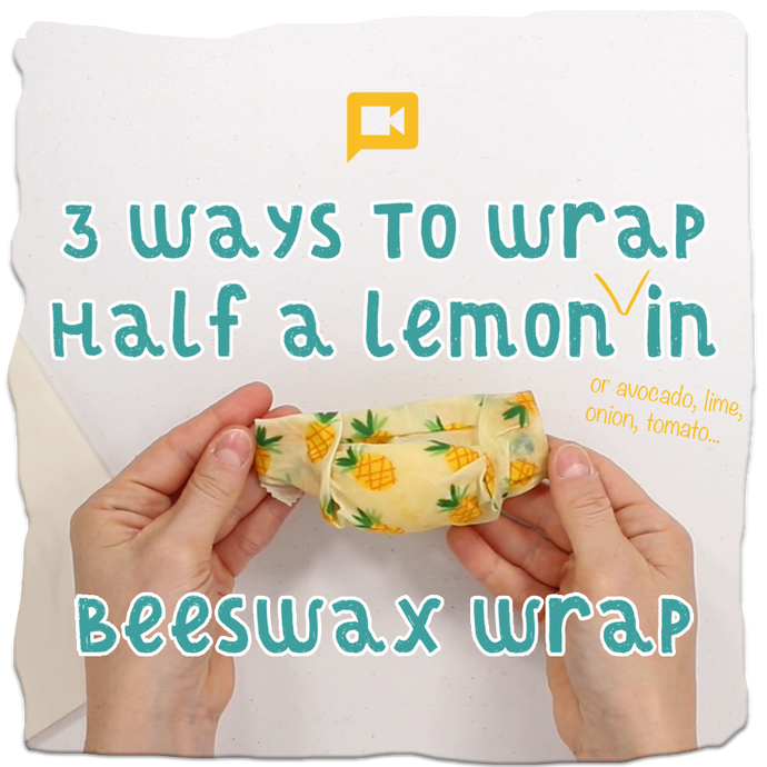 3 Ways to Wrap Half a Lemon (or avocado, onion, etc.) in Ideal Wrap