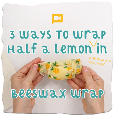 3 Ways to Wrap Half a Lemon (or avocado, onion, etc.) in Ideal Wrap
