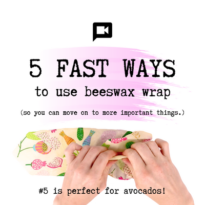 5 FAST Ways to Wrap Food in Beeswax Wrap
